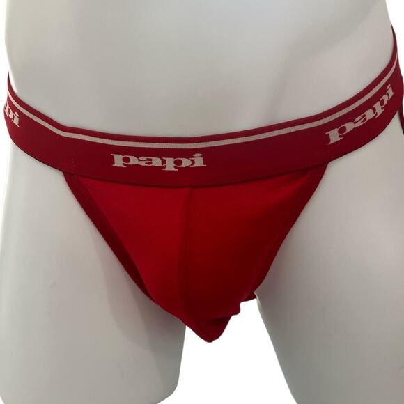 Papi Rib Jockstrap Red XL Extra Large - Picture 2 of 8